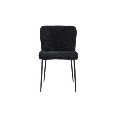 Chaise LISERON en tissu bouclette