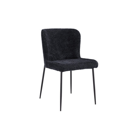 Chaise LISERON en tissu bouclette