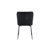 Chaise LISERON en tissu bouclette