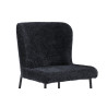 Chaise LISERON en tissu bouclette