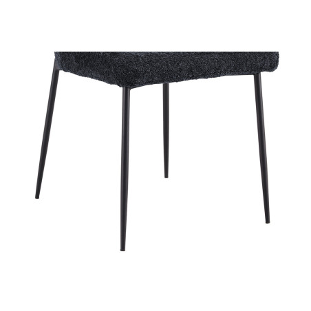 Chaise LISERON en tissu bouclette