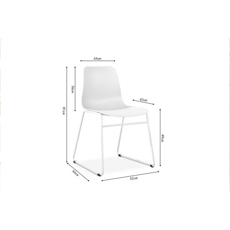 Chaise MARJOLAINE en polypropylène