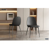 Chaise JACARANDA en simili cuir