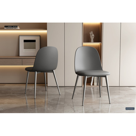 Chaise JACARANDA en simili cuir