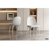 Chaise JACARANDA en simili cuir