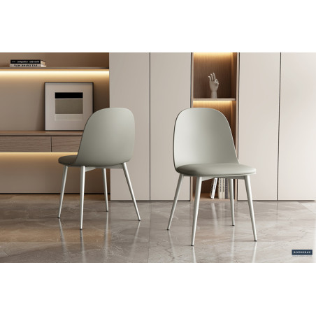 Chaise JACARANDA en simili cuir
