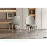 Chaise JACARANDA en simili cuir