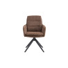 Chaise pivotante LISIERE en tissu