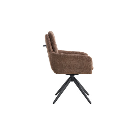 Chaise pivotante LISIERE en tissu