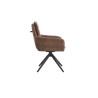 Chaise pivotante LISIERE en tissu