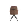 Chaise pivotante LISIERE en tissu
