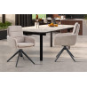 Chaise pivotante LISIERE en tissu