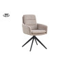 Chaise pivotante LISIERE en tissu