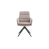 Chaise pivotante LISIERE en tissu