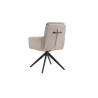 Chaise pivotante LISIERE en tissu