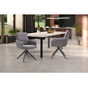 Chaise pivotante LISIERE en tissu