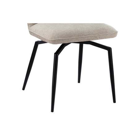 Chaise pivotante LAURIER en tissu