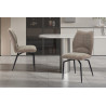 Chaise pivotante LAURIER en tissu