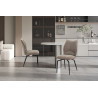 Chaise pivotante LAURIER en tissu