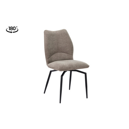 Chaise pivotante LAURIER en tissu