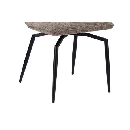 Chaise pivotante LAURIER en tissu