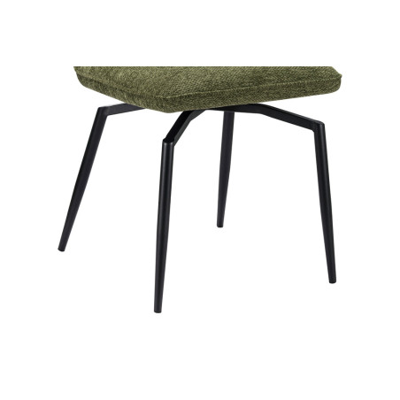 Chaise pivotante LAURIER en tissu