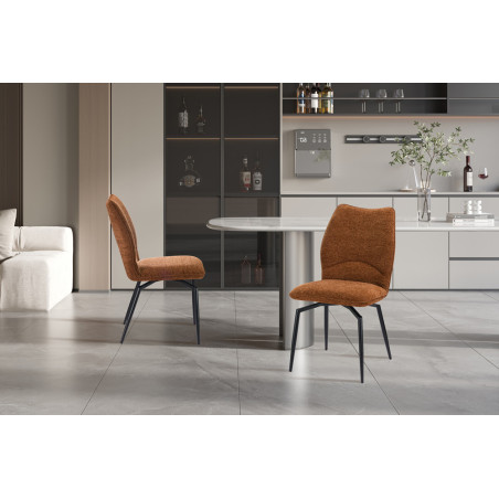 Chaise pivotante LAURIER en tissu