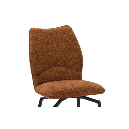 Chaise pivotante LAURIER en tissu