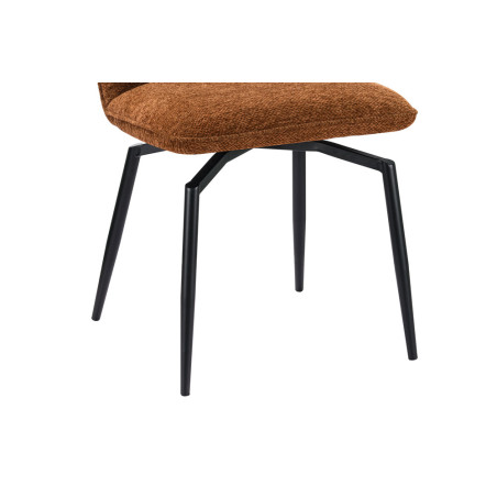 Chaise pivotante LAURIER en tissu