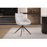 Chaise pivotante MAHONIA en tissu