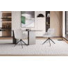 Chaise pivotante MAHONIA en tissu