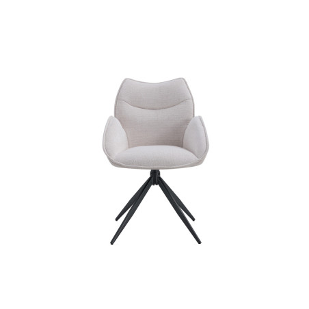 Chaise pivotante MAHONIA en tissu