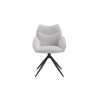 Chaise pivotante MAHONIA en tissu