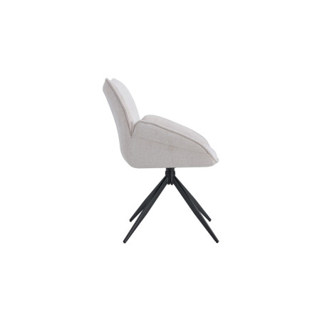 Chaise pivotante MAHONIA en tissu