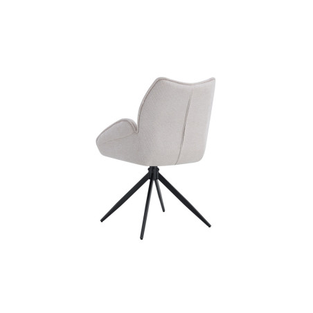 Chaise pivotante MAHONIA en tissu