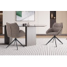 Chaise pivotante MAHONIA en tissu