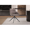 Chaise pivotante MAHONIA en tissu