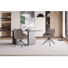 Chaise pivotante MAHONIA en tissu