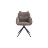 Chaise pivotante MAHONIA en tissu