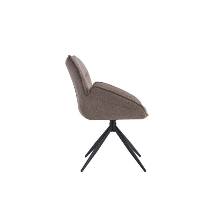 Chaise pivotante MAHONIA en tissu