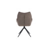 Chaise pivotante MAHONIA en tissu