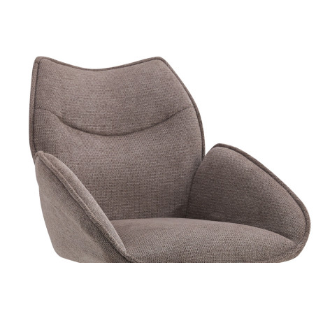 Chaise pivotante MAHONIA en tissu