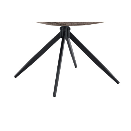 Chaise pivotante MAHONIA en tissu