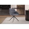 Chaise pivotante MAHONIA en tissu