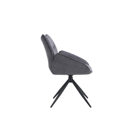 Chaise pivotante MAHONIA en tissu