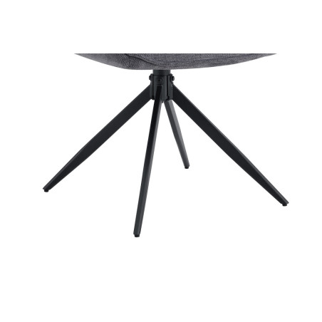 Chaise pivotante MAHONIA en tissu