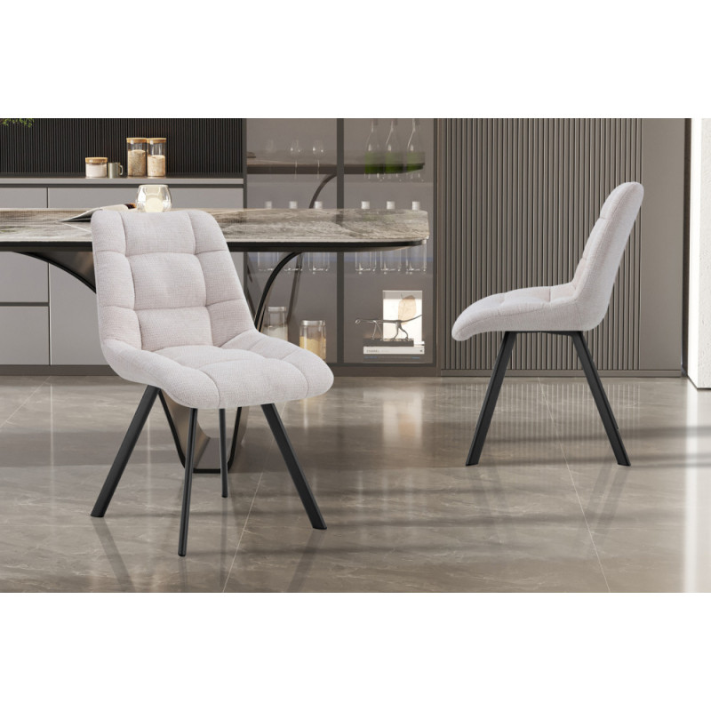 Chaise LILAS en tissu