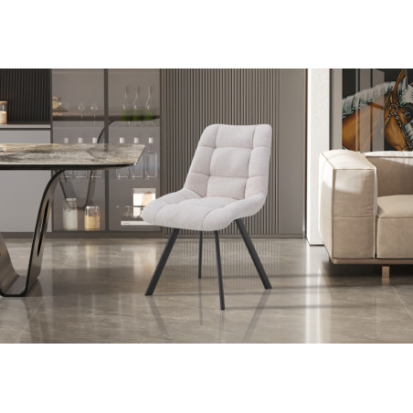 Chaise LILAS en tissu