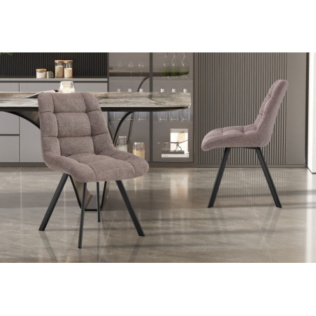 Chaise LILAS en tissu