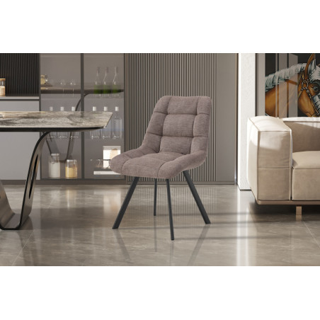 Chaise LILAS en tissu